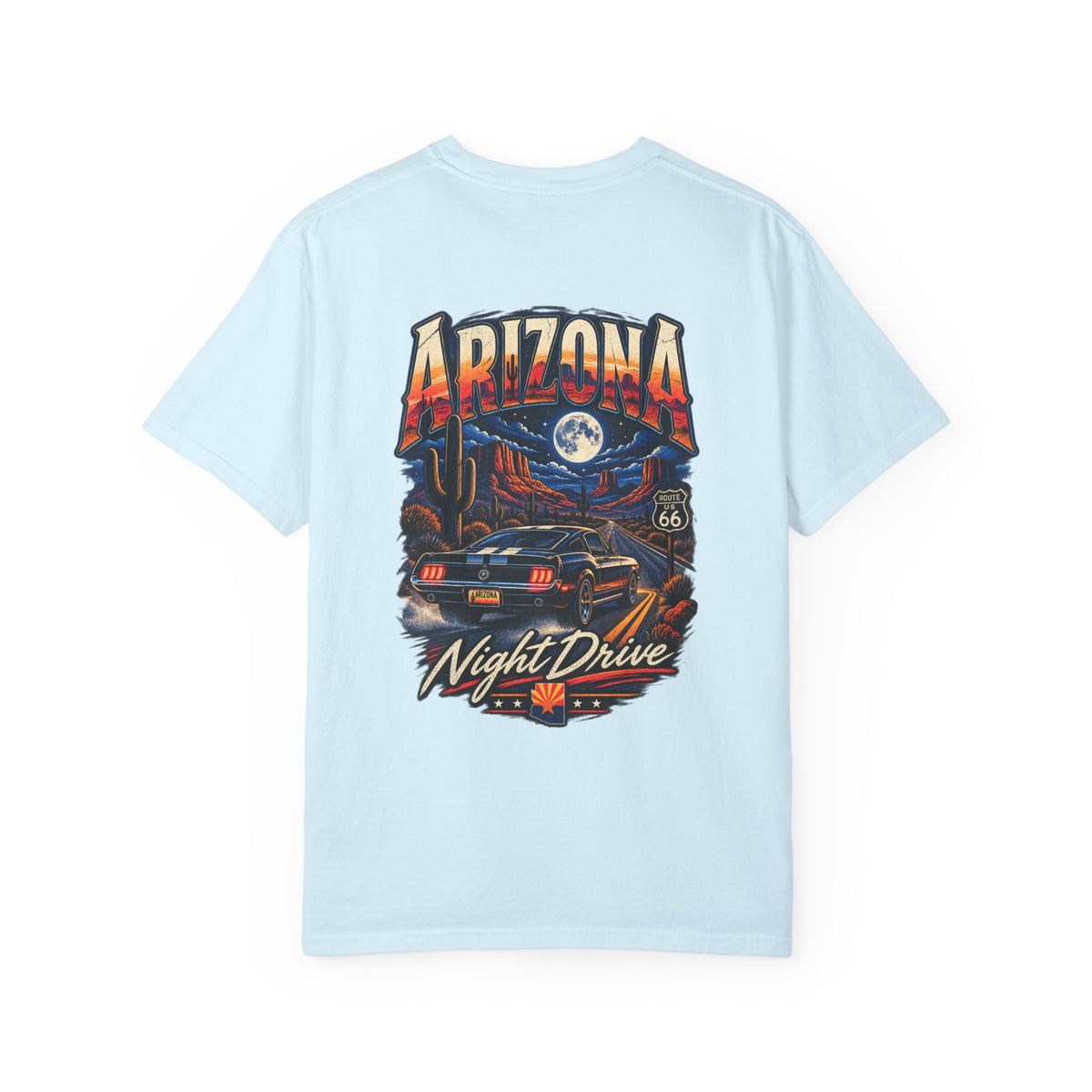 Arizona Night Drive Unisex Comfort Color 1717 Streetwear Graphic Tee