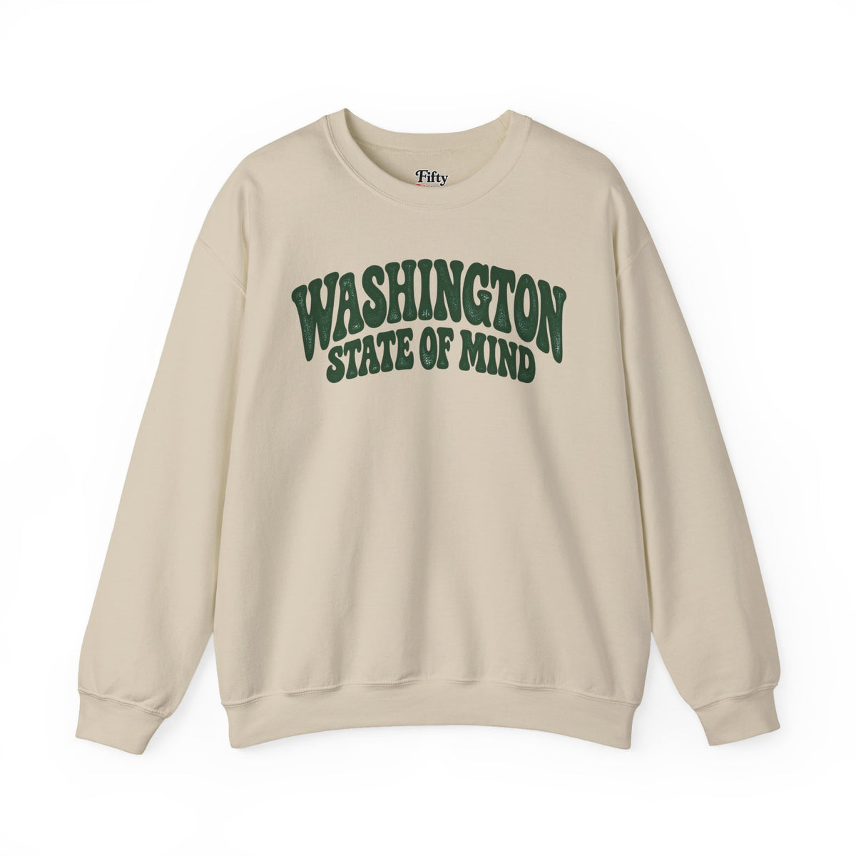 Washington State of Mind Unisex Crewneck Sweatshirt State Name Graphic
