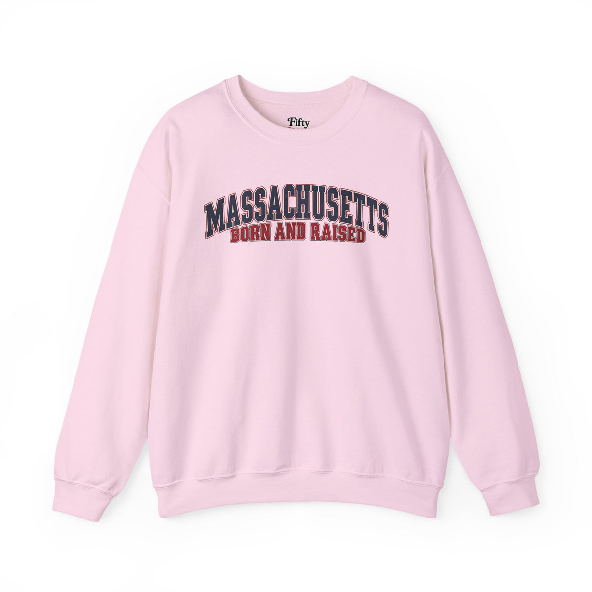 Massachusetts Born and Raised Classic Heritage Unisex Sweatshirt Graphic
