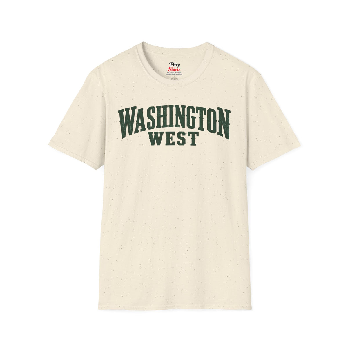 Washington West Unisex Softstyle T Shirt State Name Graphic Tee