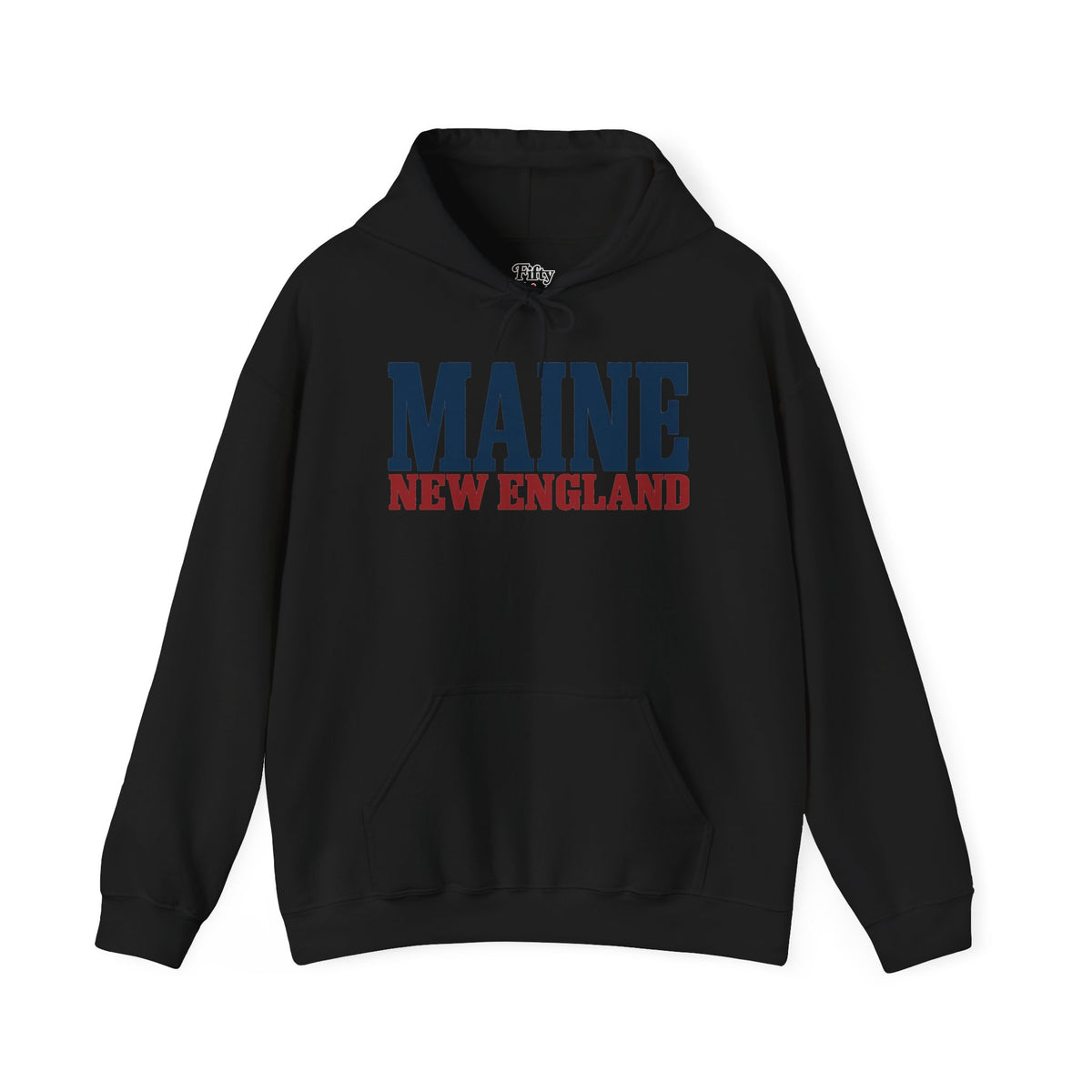 Maine New England Unisex Hoodie State Name Graphic