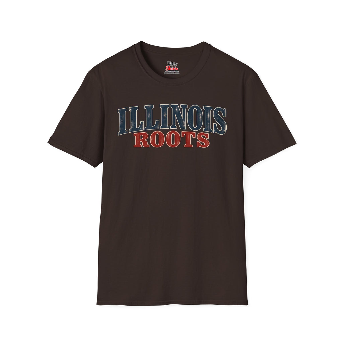 Illinois Roots Unisex Softstyle T Shirt State Name Graphic Tee