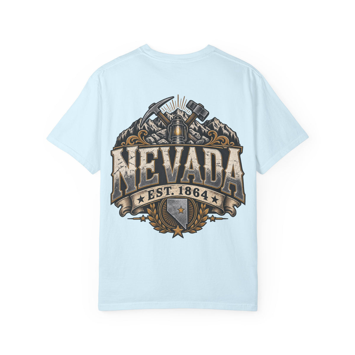 Nevada Established 1864 Unisex Comfort Color 1717 Streetwear Graphic Tee