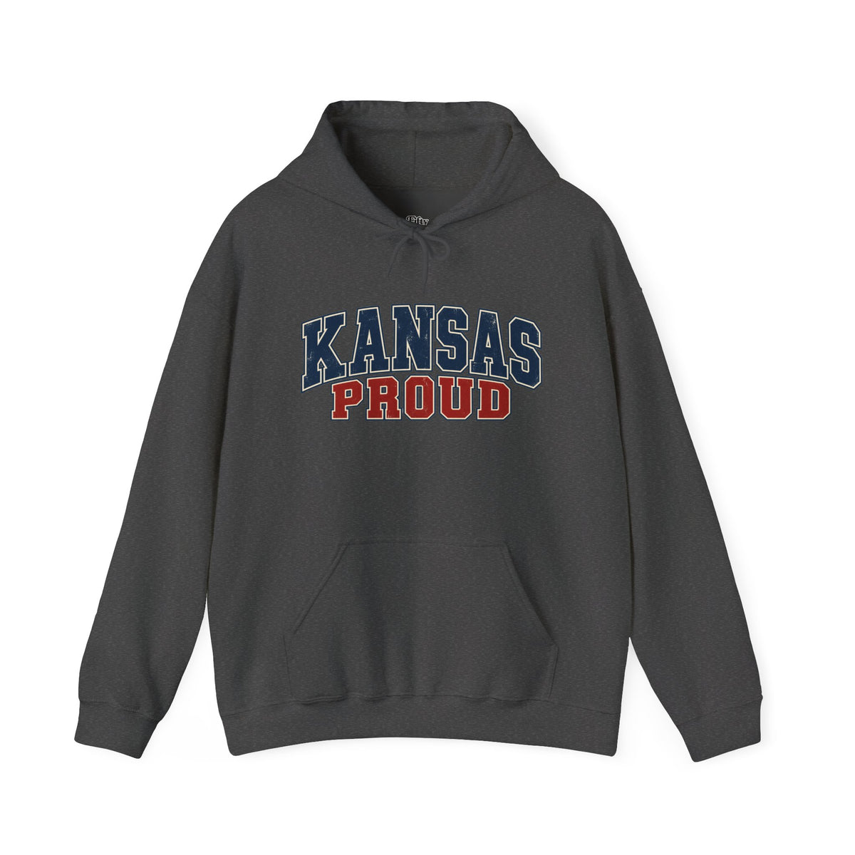 Kansas Proud Unisex Hoodie State Name Graphic
