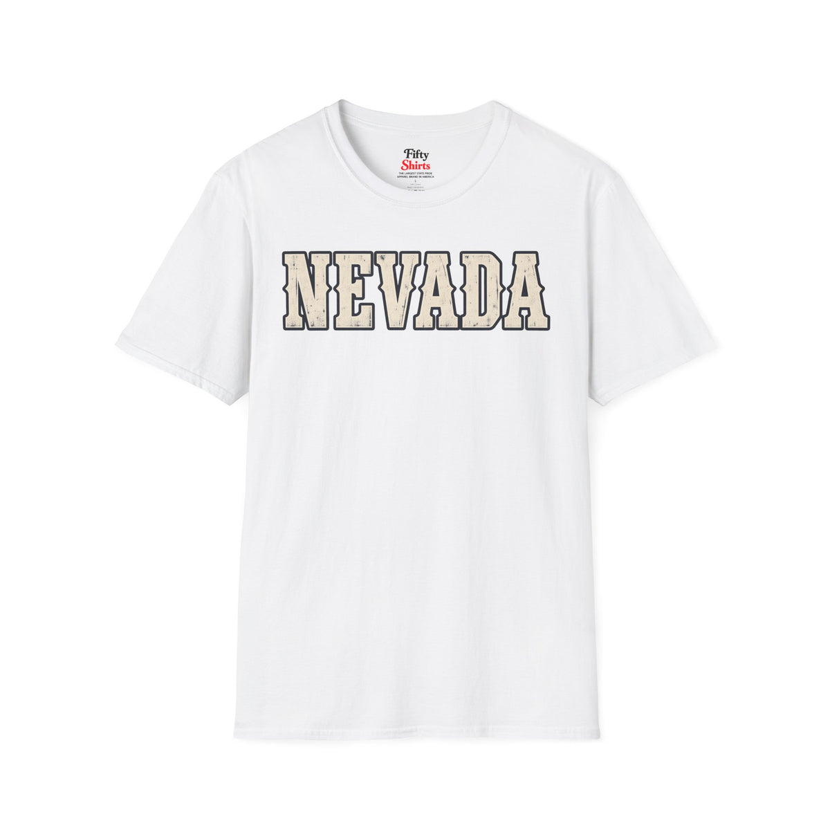 Nevada Unisex Softstyle T Shirt State Name Graphic Tee