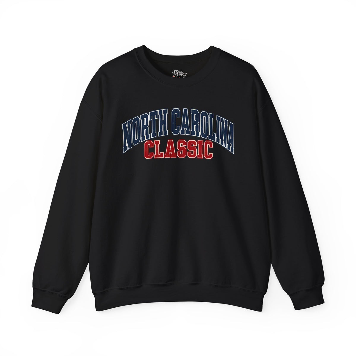 North Carolina Classic Unisex Crewneck Sweatshirt State Name Graphic
