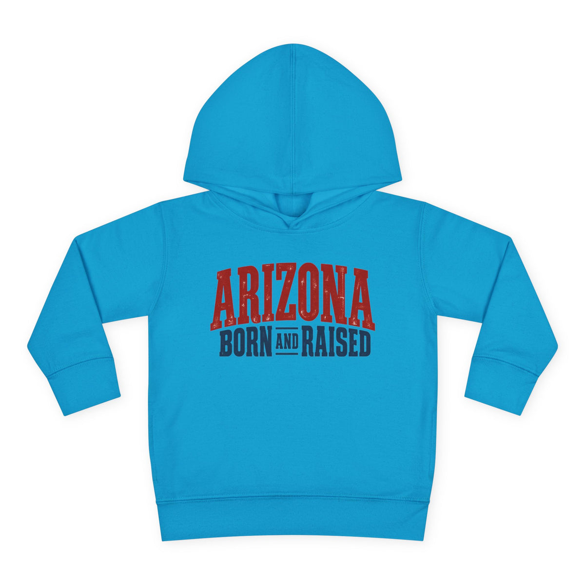 Arizona Born and Raised Classic Souvenir Unisex Toddler Pullover Fleece Hoodie