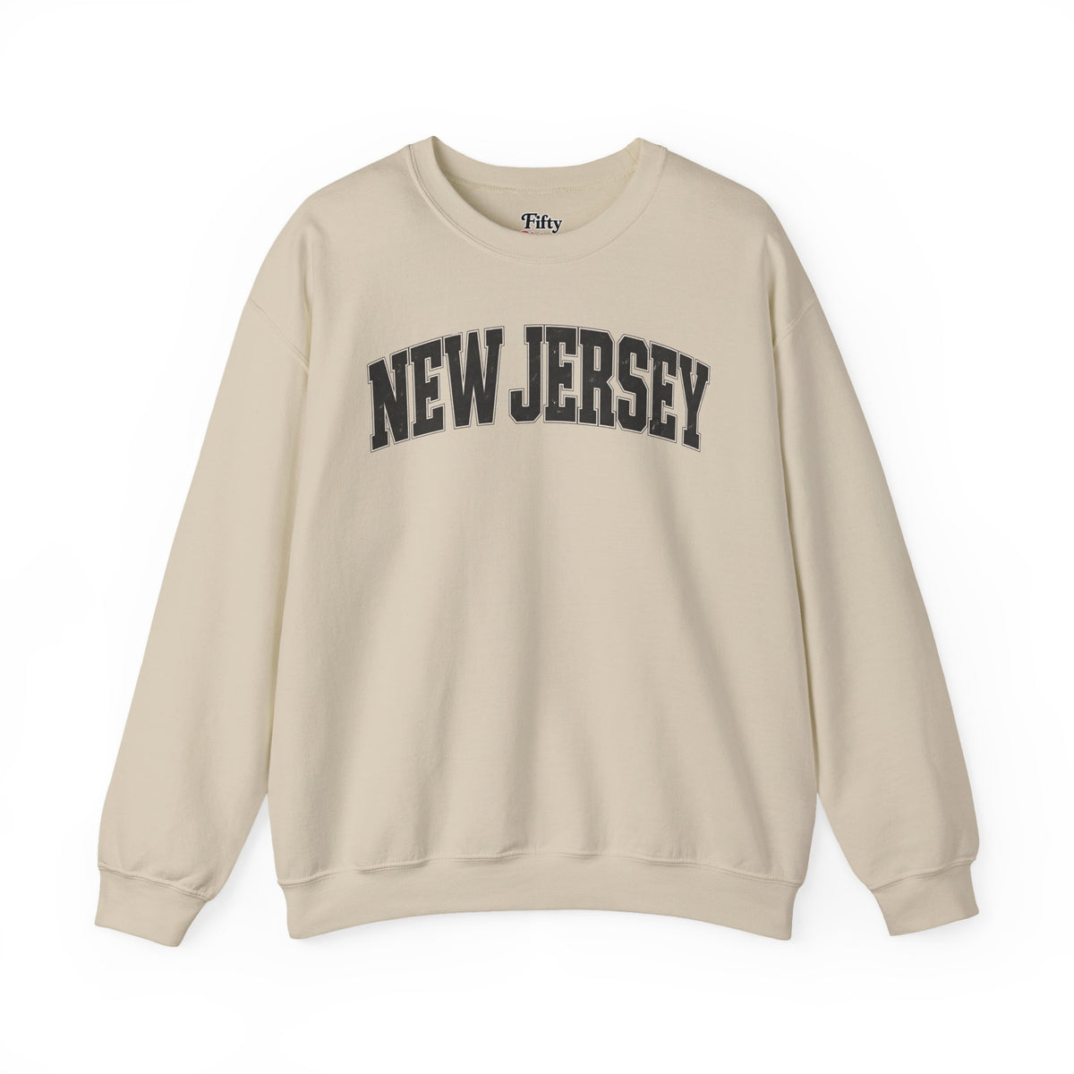 New Jersey Unisex Crewneck Sweatshirt State Name Graphic