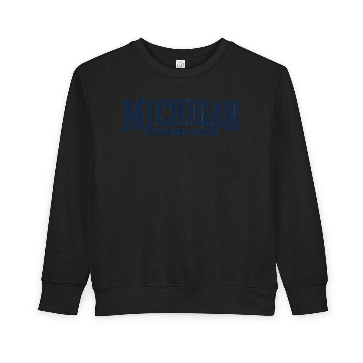 Michigan Born and Raised Classic Americana Unisex Toddler Sweatshirt
