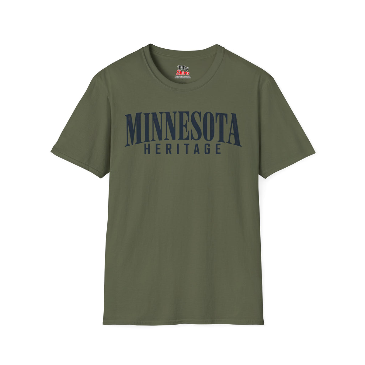 Minnesota Heritage Unisex Softstyle T Shirt State Name Graphic Tee