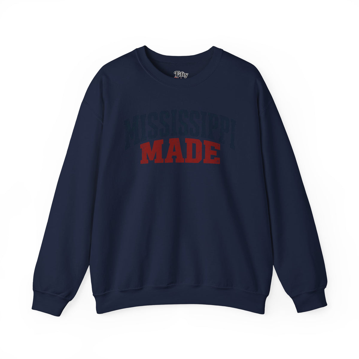 Mississippi Made Unisex Crewneck Sweatshirt State Name Graphic