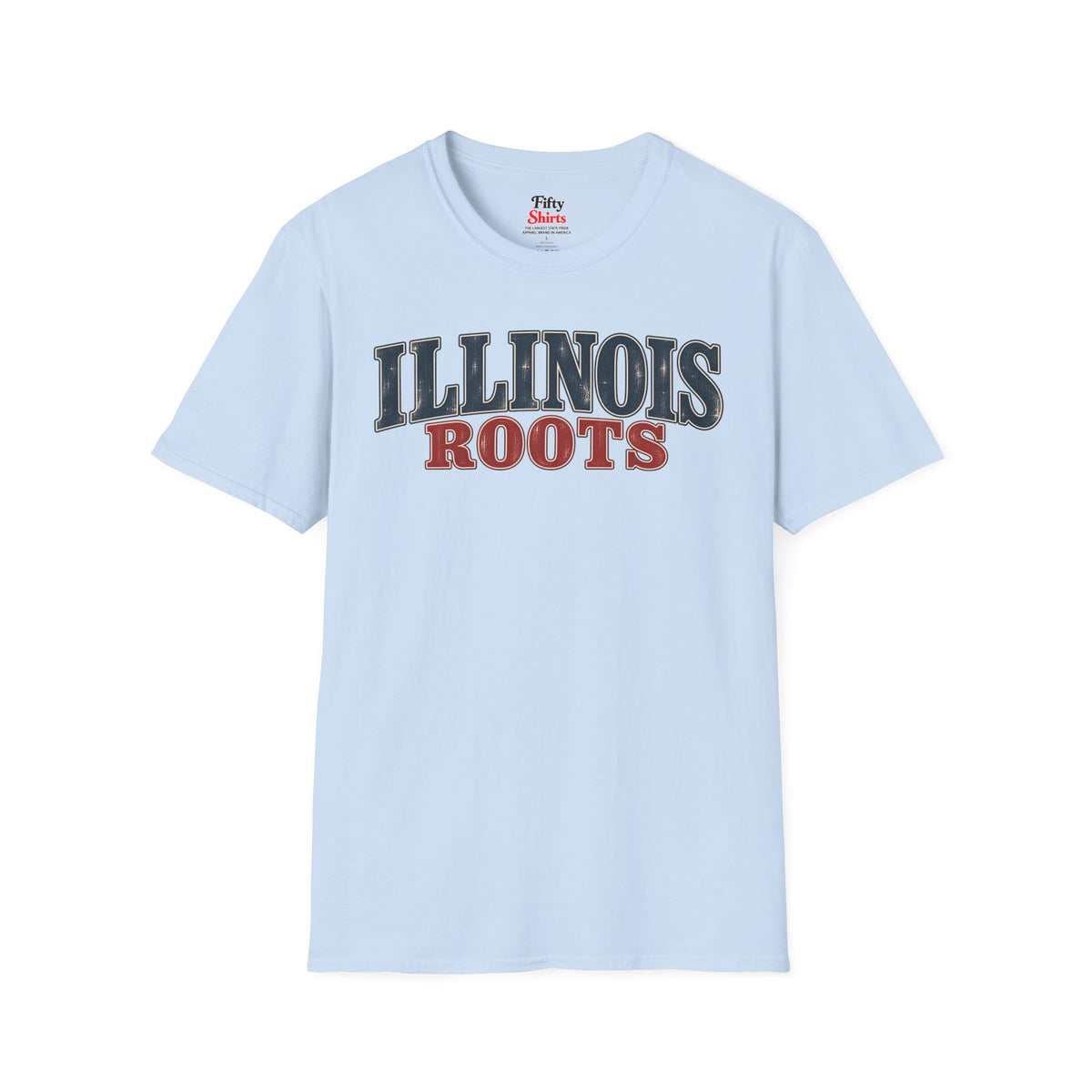 Illinois Roots Unisex Softstyle T Shirt State Name Graphic Tee