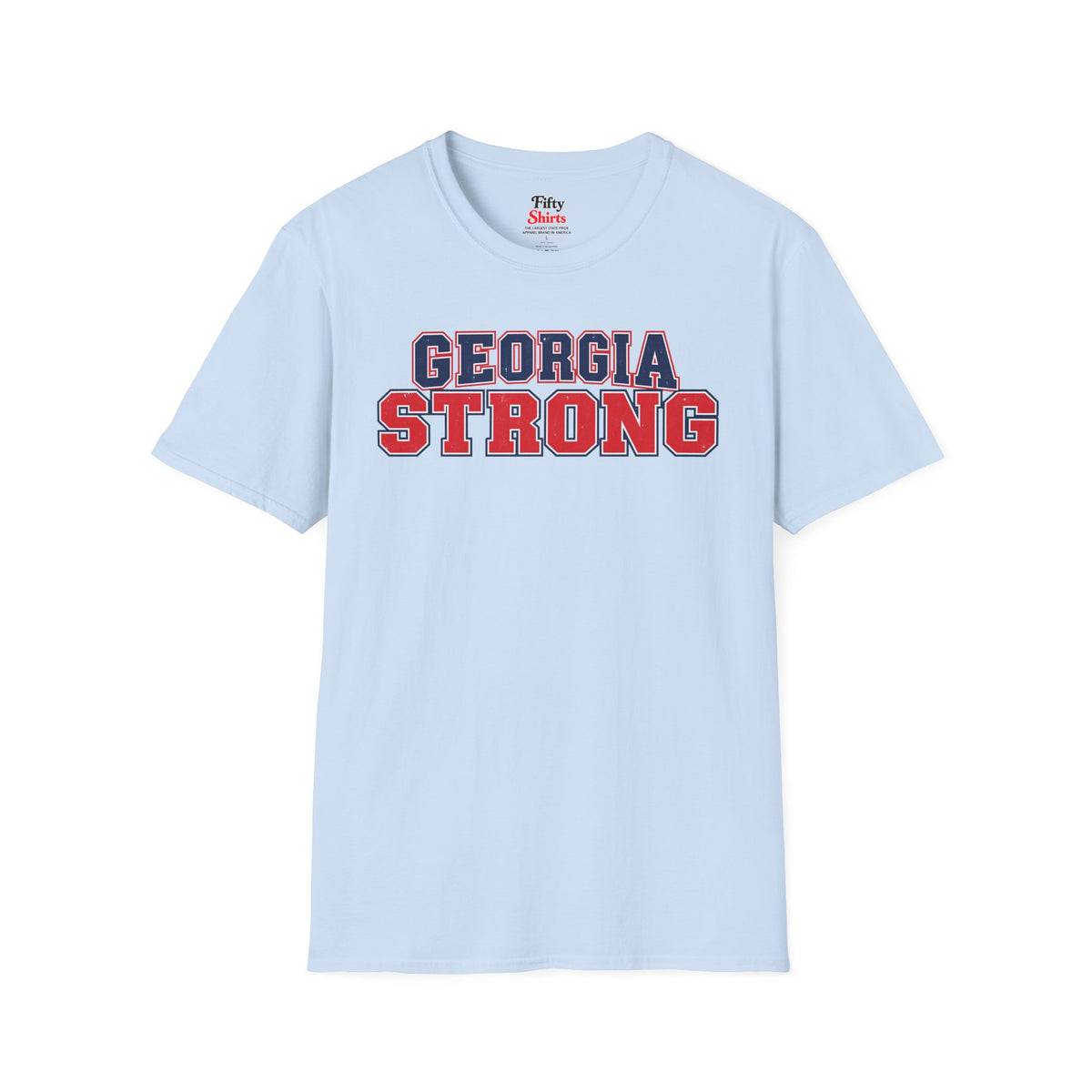 Georgia Strong Unisex Softstyle T Shirt State Name Graphic Tee