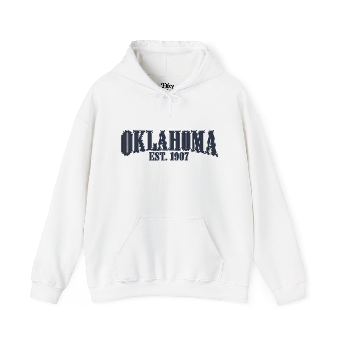 Oklahoma EST 1907 Unisex Hoodie State Name Graphic