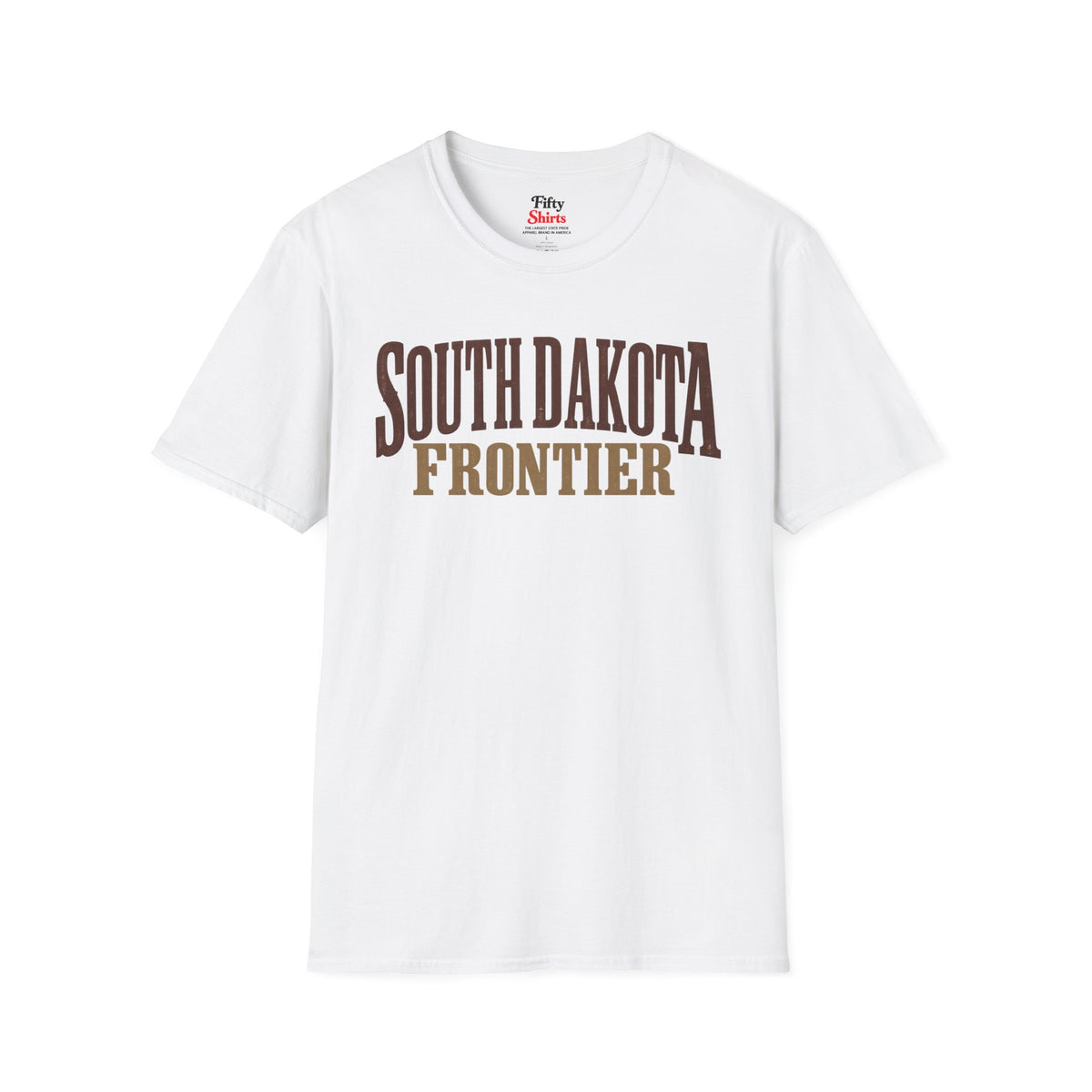 South Dakota Frontier Unisex Softstyle T Shirt State Name Graphic Tee