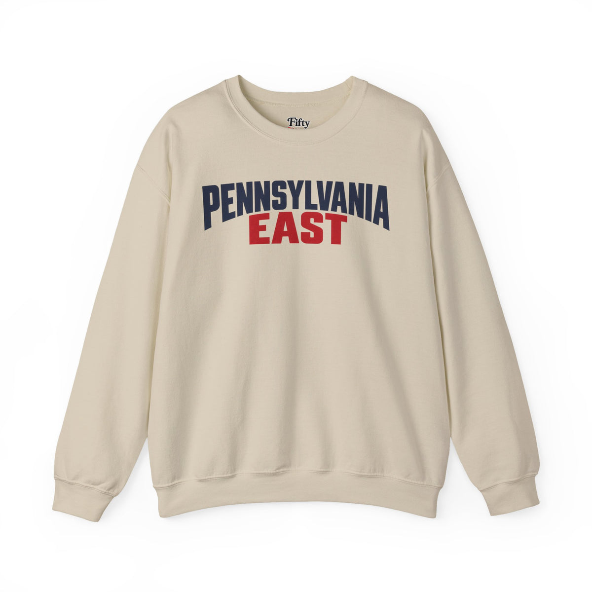 Pennsylvania East Unisex Crewneck Sweatshirt State Name Graphic