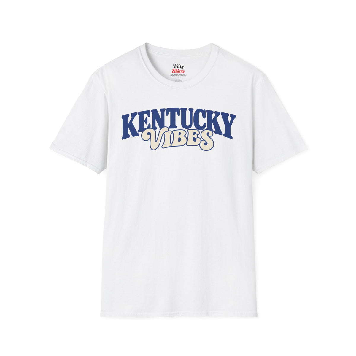 Kentucky Vibes Unisex Softstyle T Shirt State Name Graphic Tee