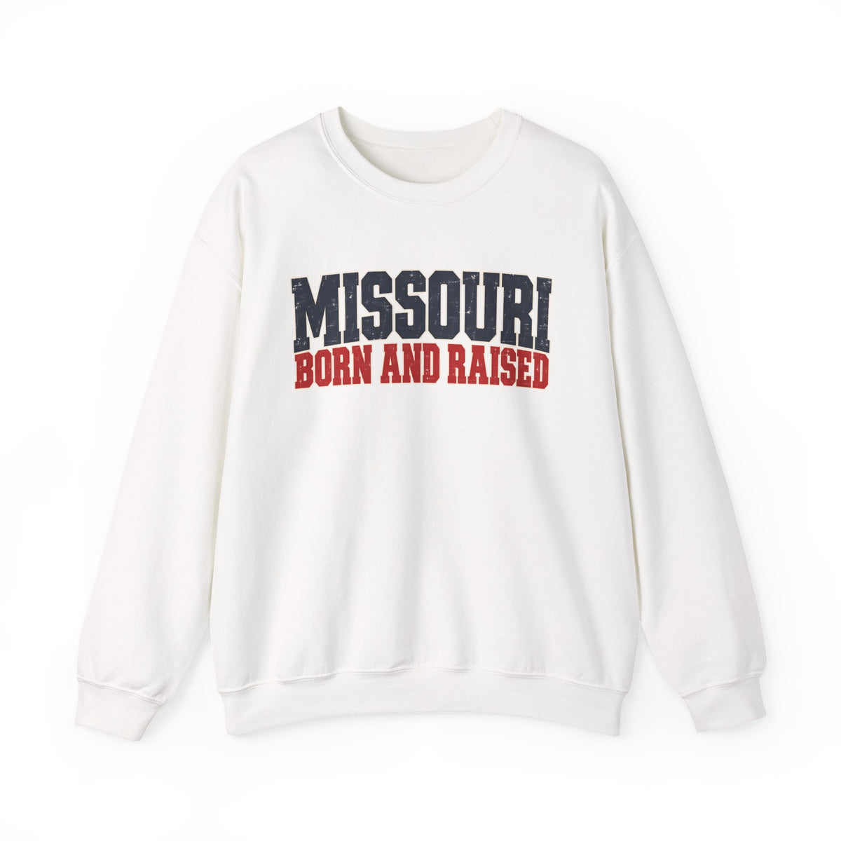 Missouri Born and Raised Rugged Workwear Unisex Sweatshirt Graphic