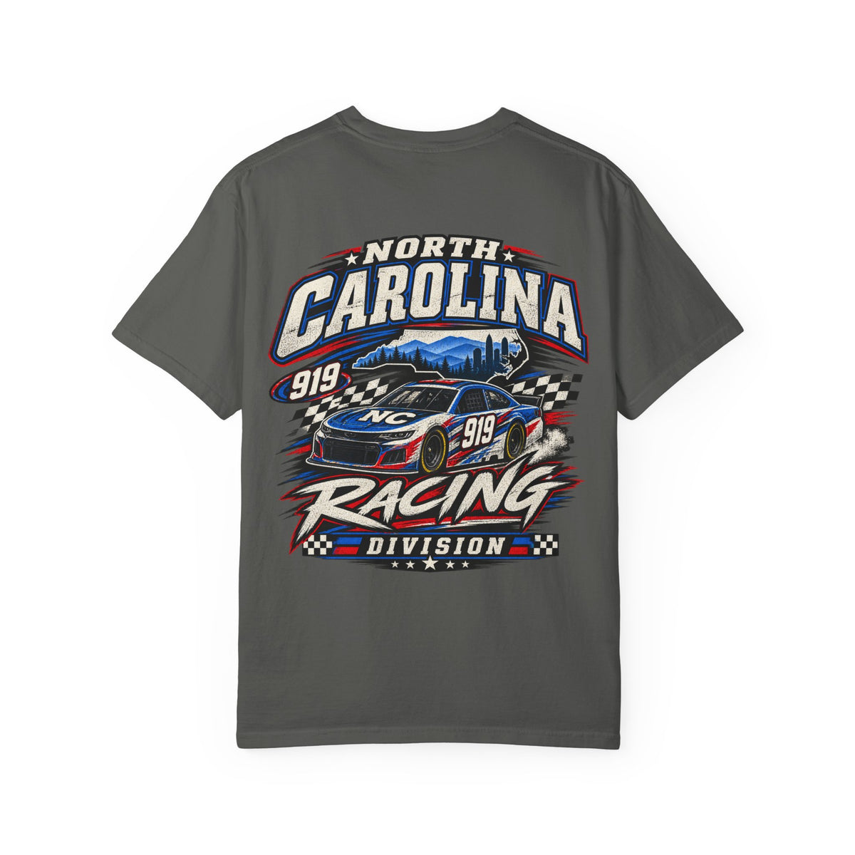 North Carolina Racing Division Unisex Comfort Color 1717 Streetwear Graphic Tee