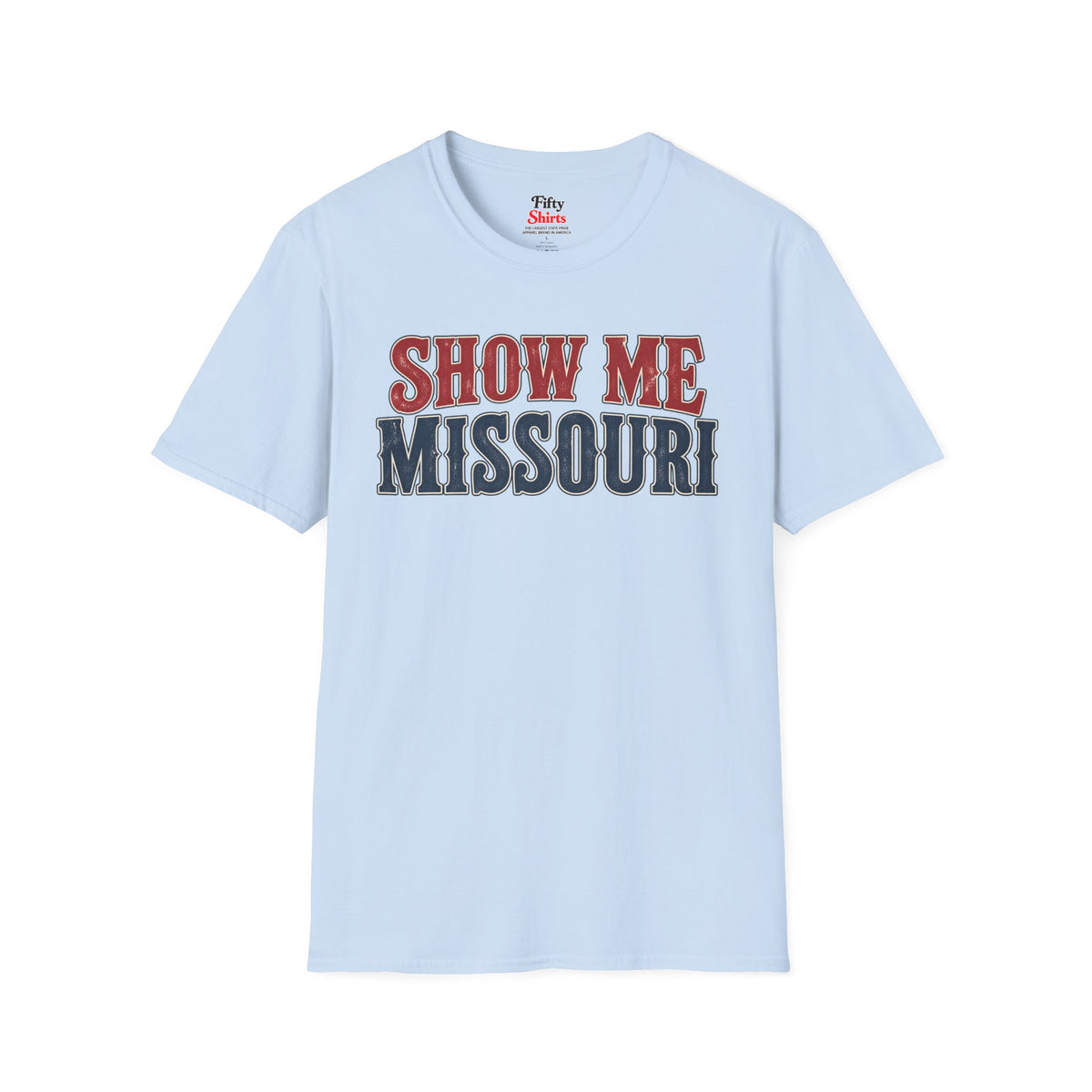 Show Me Missouri Unisex Softstyle T Shirt State Name Graphic Tee