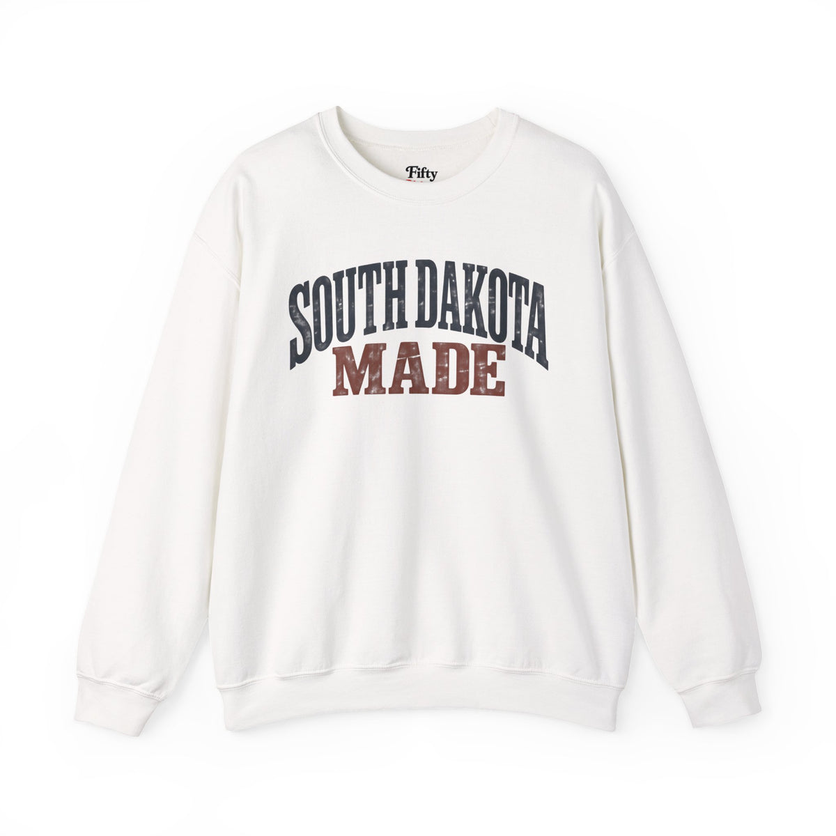 South Dakota Made Unisex Crewneck Sweatshirt State Name Graphic