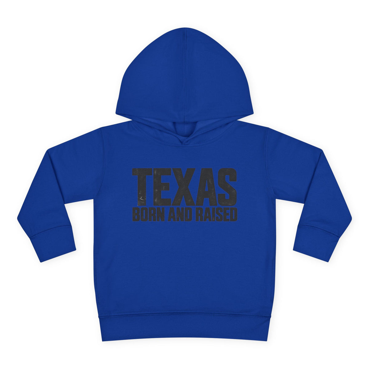 Texas Born and Raised Modern Minimal Unisex Toddler Pullover Fleece Hoodie