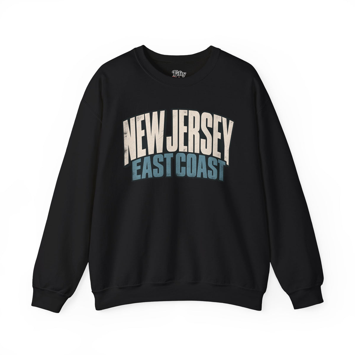 New Jersey East Coast Unisex Crewneck Sweatshirt State Name Graphic