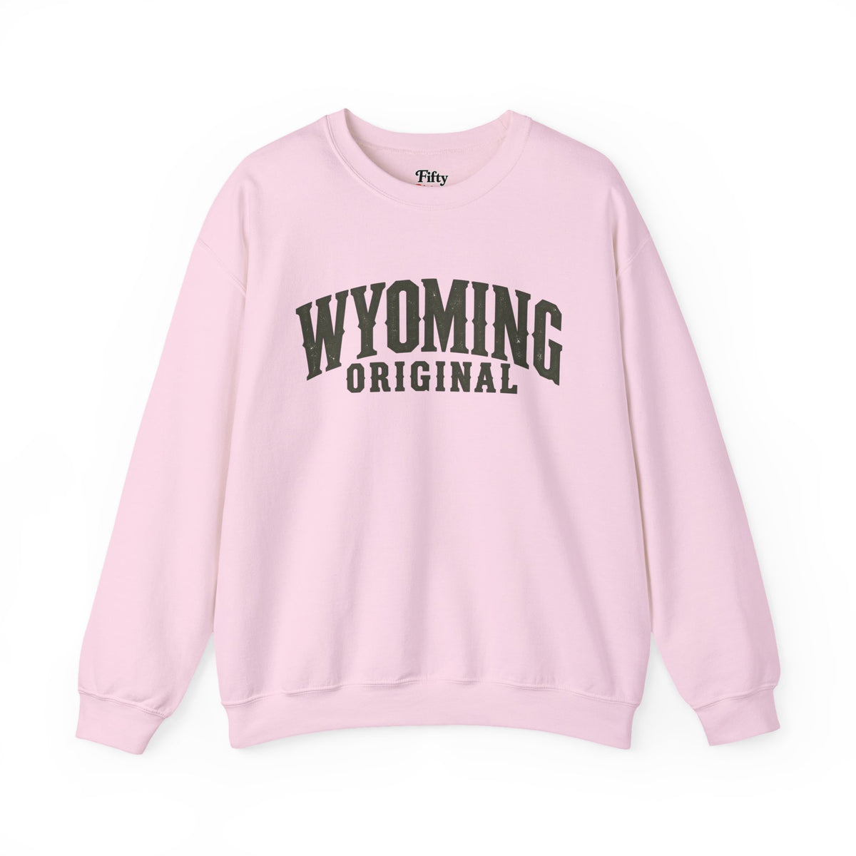Wyoming Original Unisex Crewneck Sweatshirt State Name Graphic