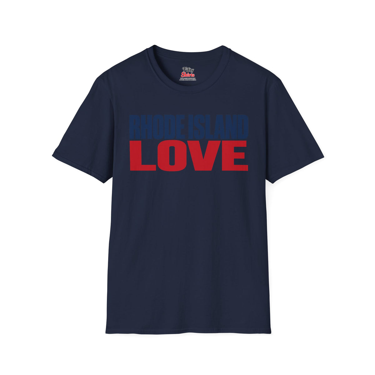 Rhode Island Love Unisex Softstyle T Shirt State Name Graphic Tee
