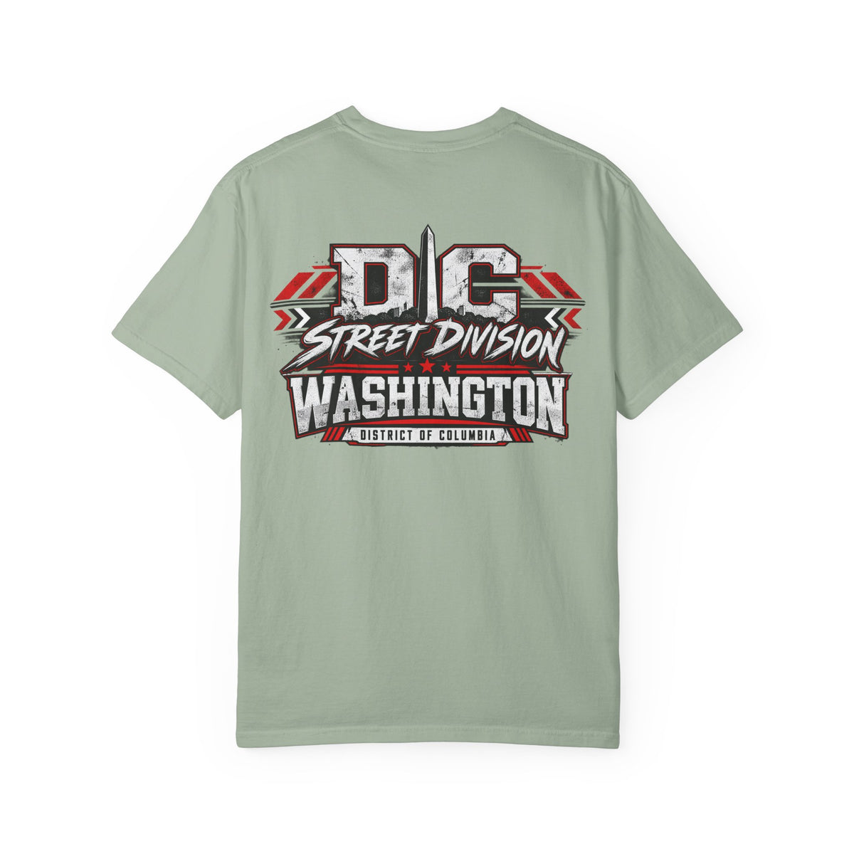 Washington DC Street Division Unisex Comfort Color 1717 Streetwear Graphic Tee