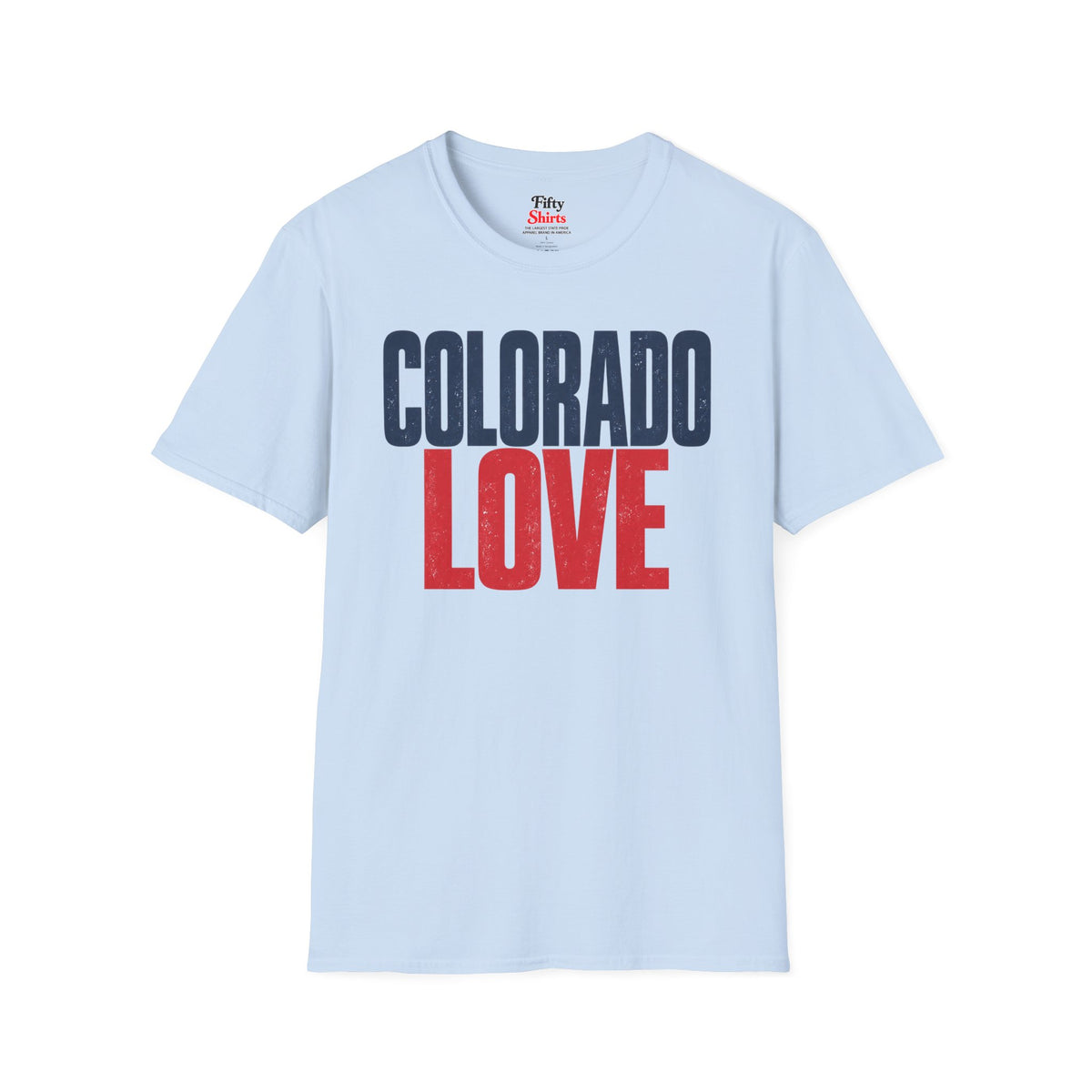 Colorado Love Unisex Softstyle T Shirt State Name Graphic Tee