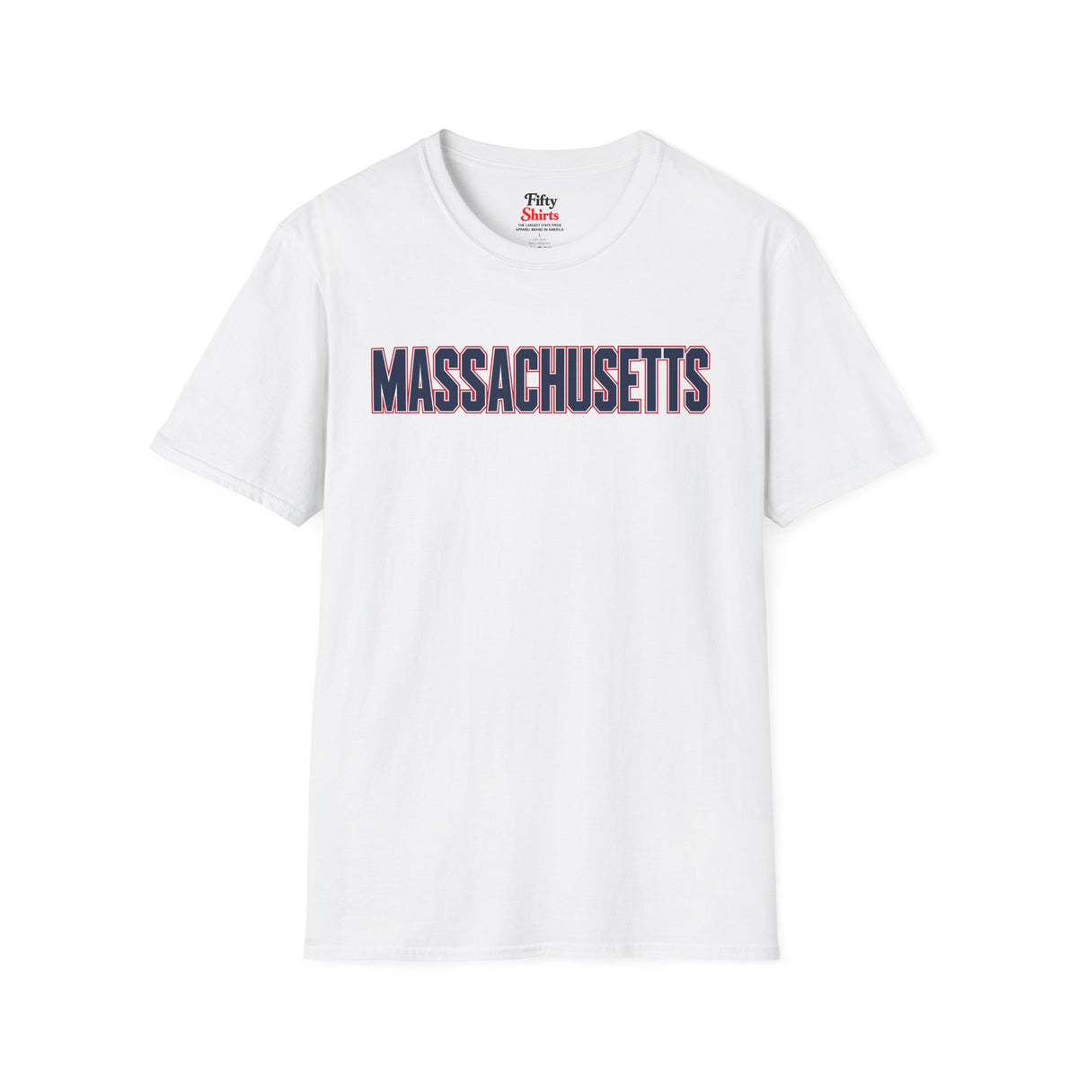 Massachusetts Unisex Softstyle T Shirt State Name Graphic Tee