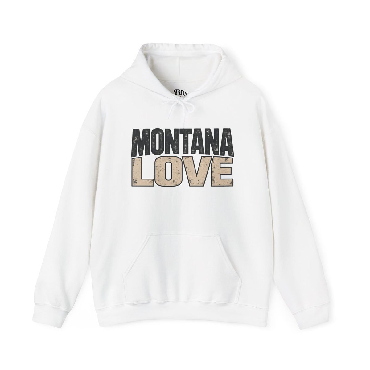 Montana Love Unisex Hoodie State Name Graphic