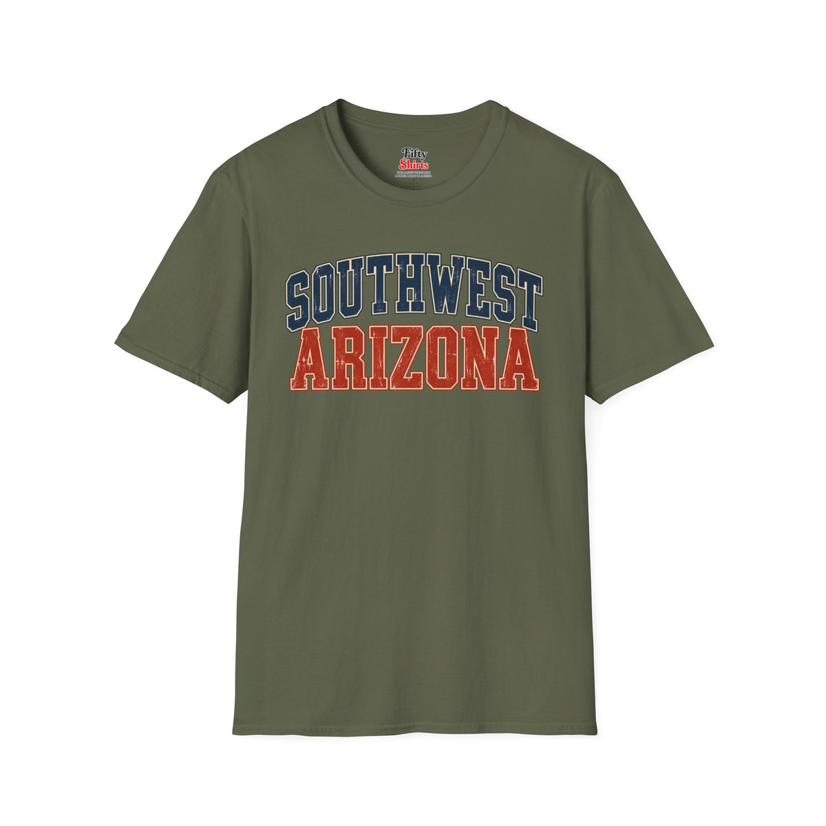 Southwest Arizona Unisex Softstyle T Shirt State Name Graphic Tee