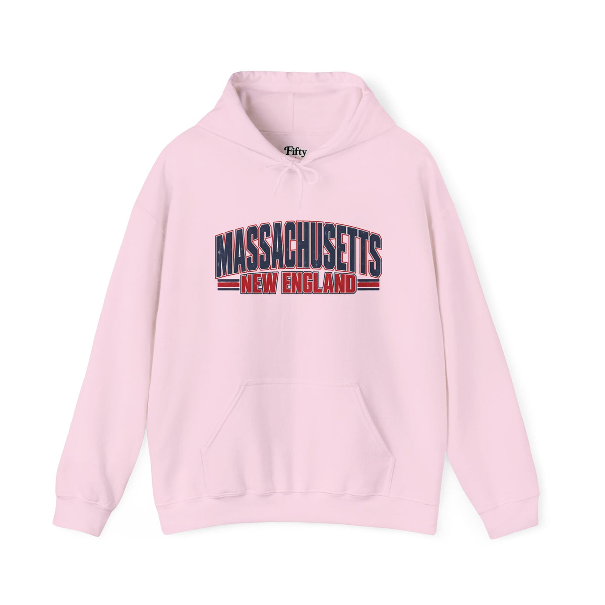 Massachusetts New England Unisex Hoodie State Name Graphic