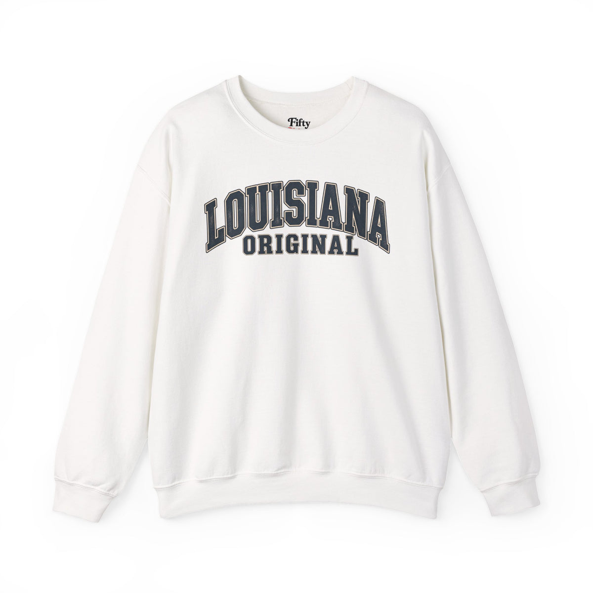 Louisiana Original Unisex Crewneck Sweatshirt State Name Graphic