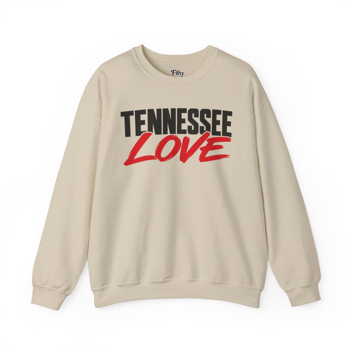 Tennessee Love Unisex Crewneck Sweatshirt State Name Graphic