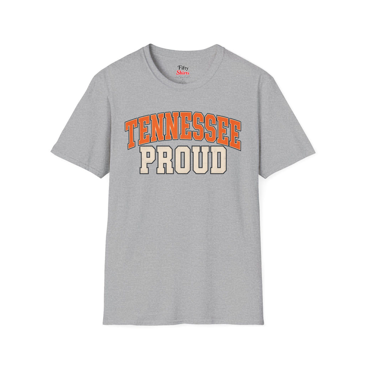 Tennessee Proud Unisex Softstyle T Shirt State Name Graphic Tee