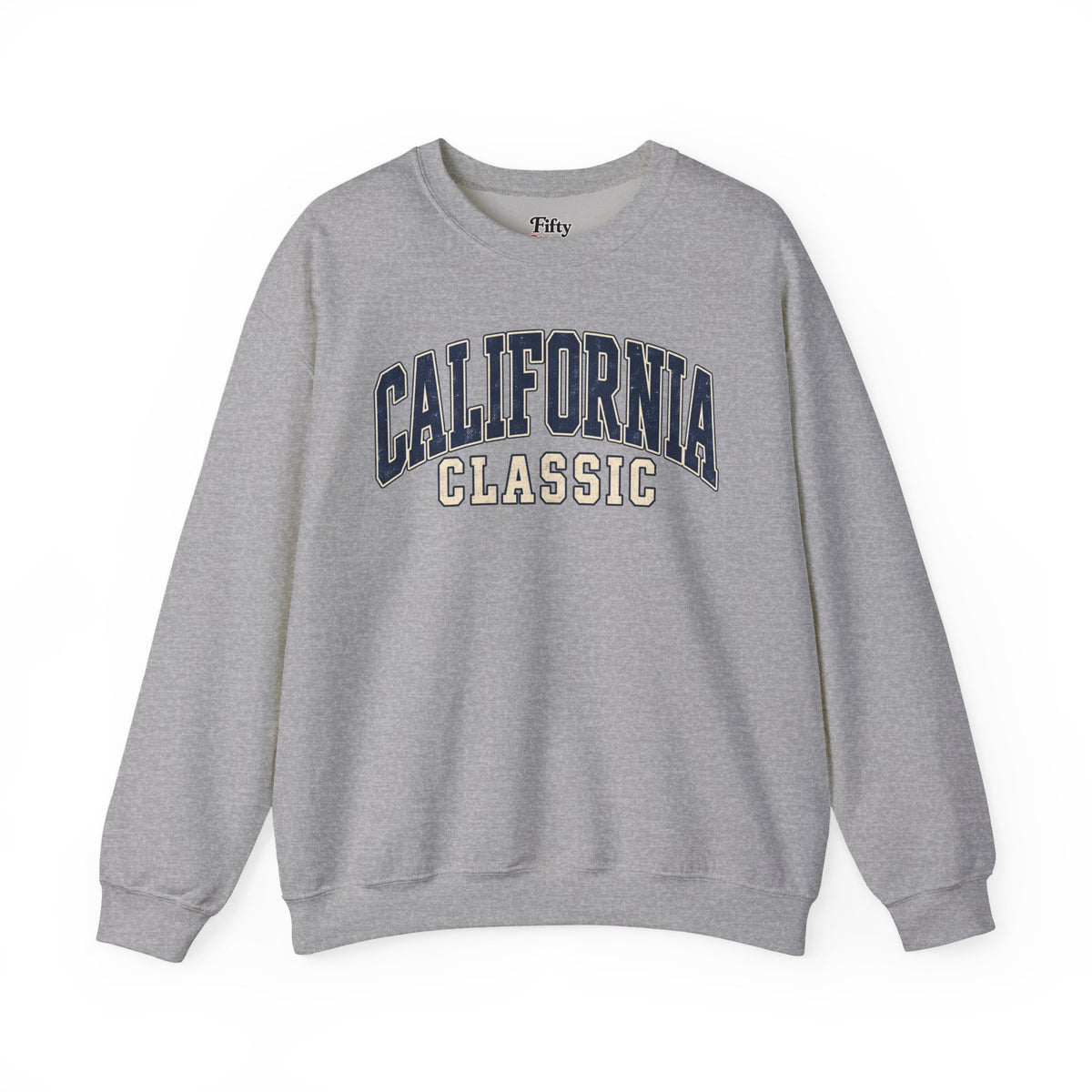 California Classic Unisex Crewneck Sweatshirt State Name Graphic