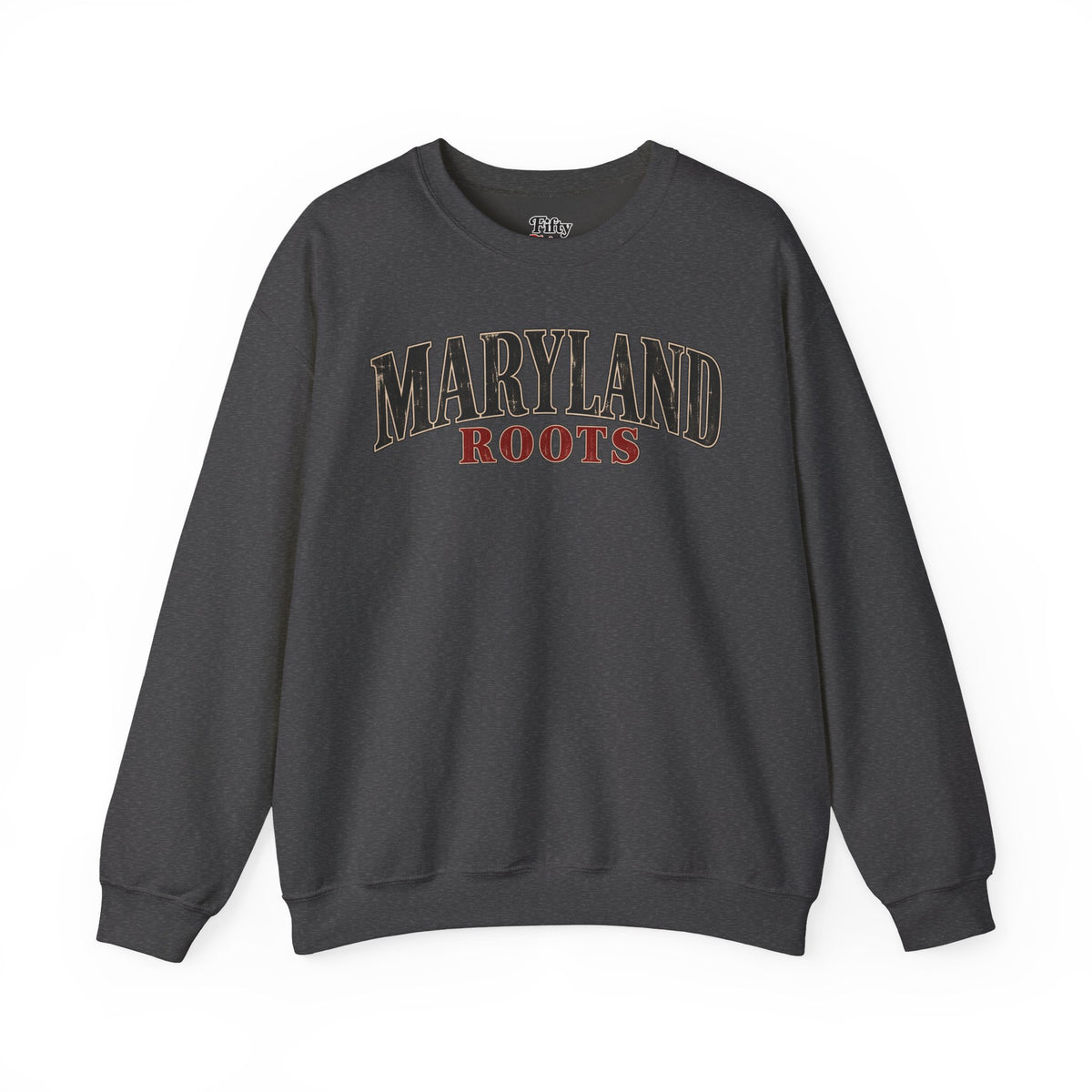 Maryland Roots Unisex Crewneck Sweatshirt State Name Graphic