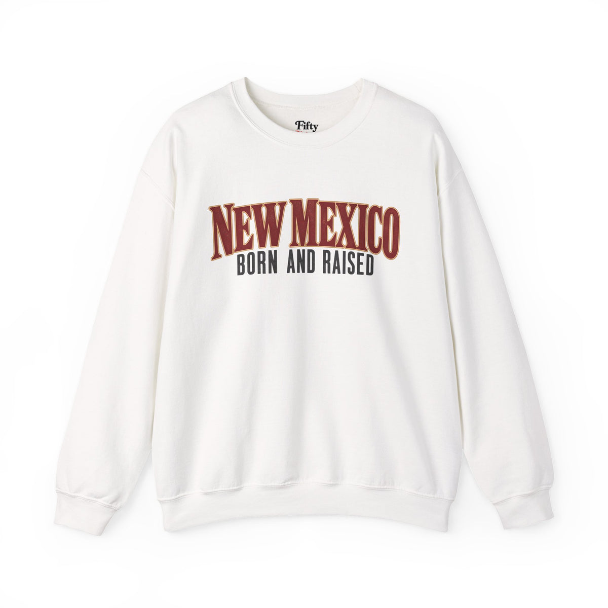 New Mexico Born and Raised Premium Heritage Unisex Sweatshirt Graphic