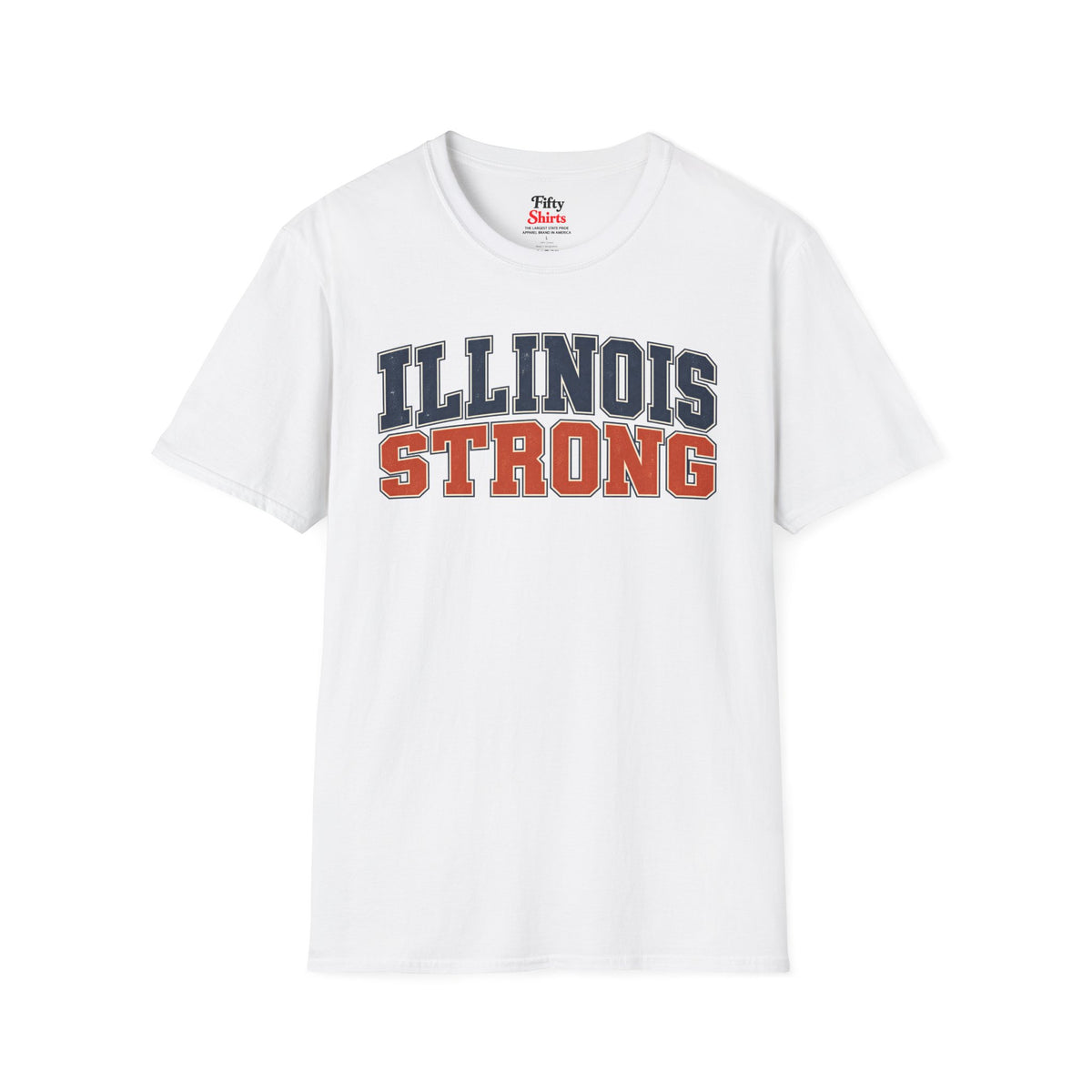 Illinois Strong Unisex Softstyle T Shirt State Name Graphic Tee