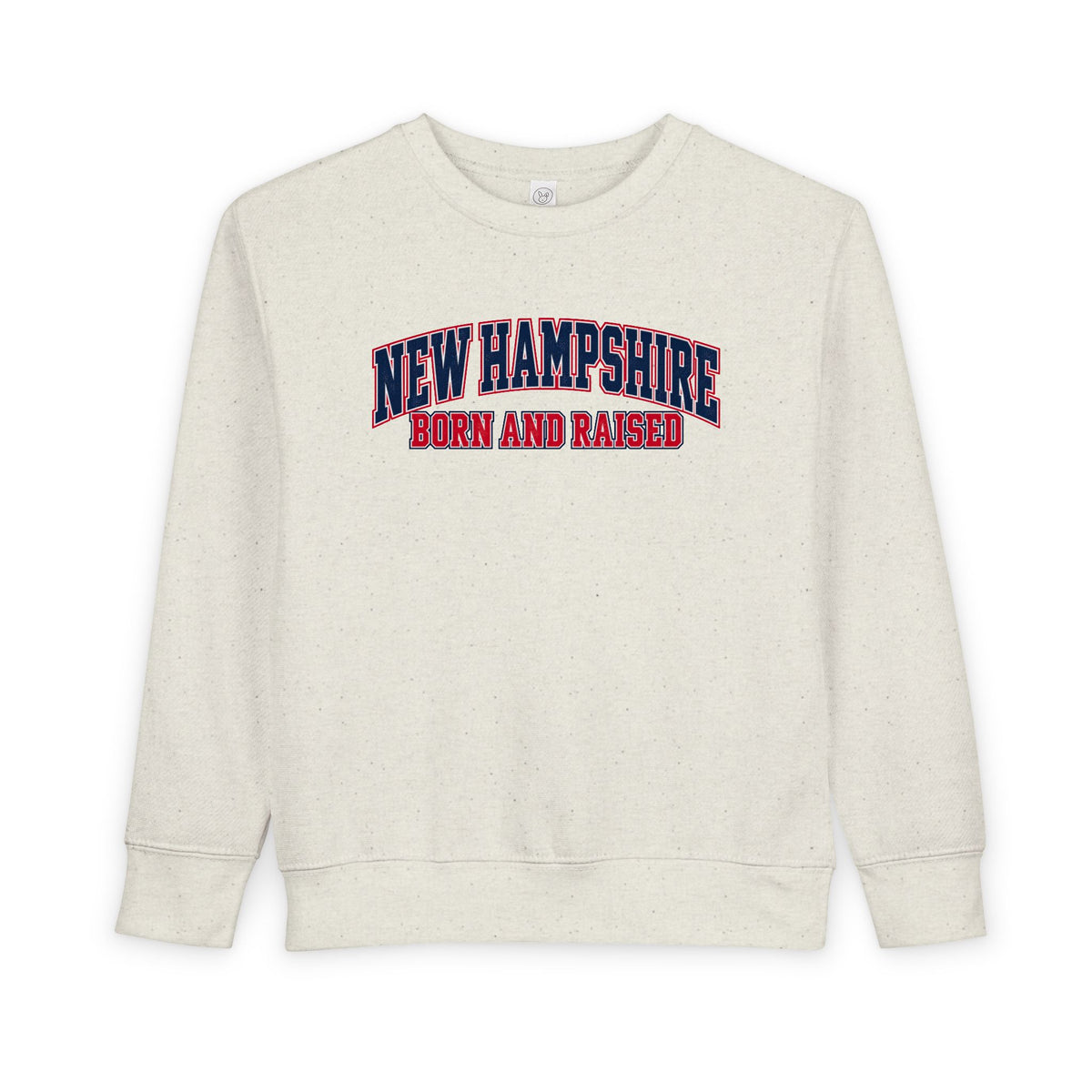New Hampshire Born and Raised Premium Collegiate Unisex Toddler Sweatshirt Graphic