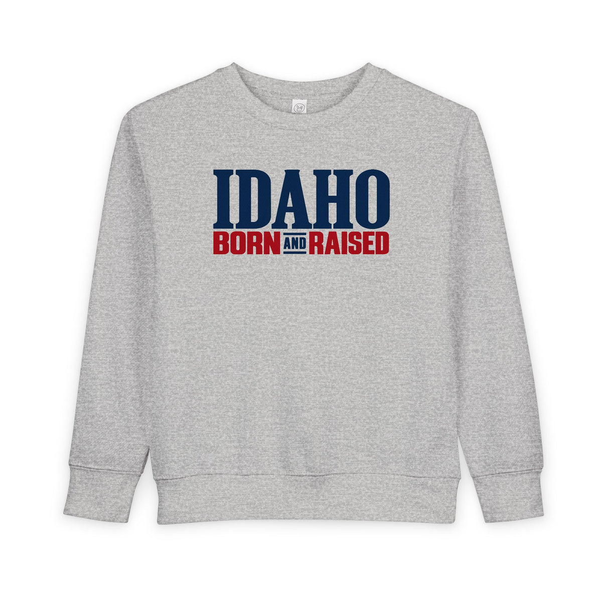 Idaho Born and Raised Premium Heritage Unisex Toddler Sweatshirt