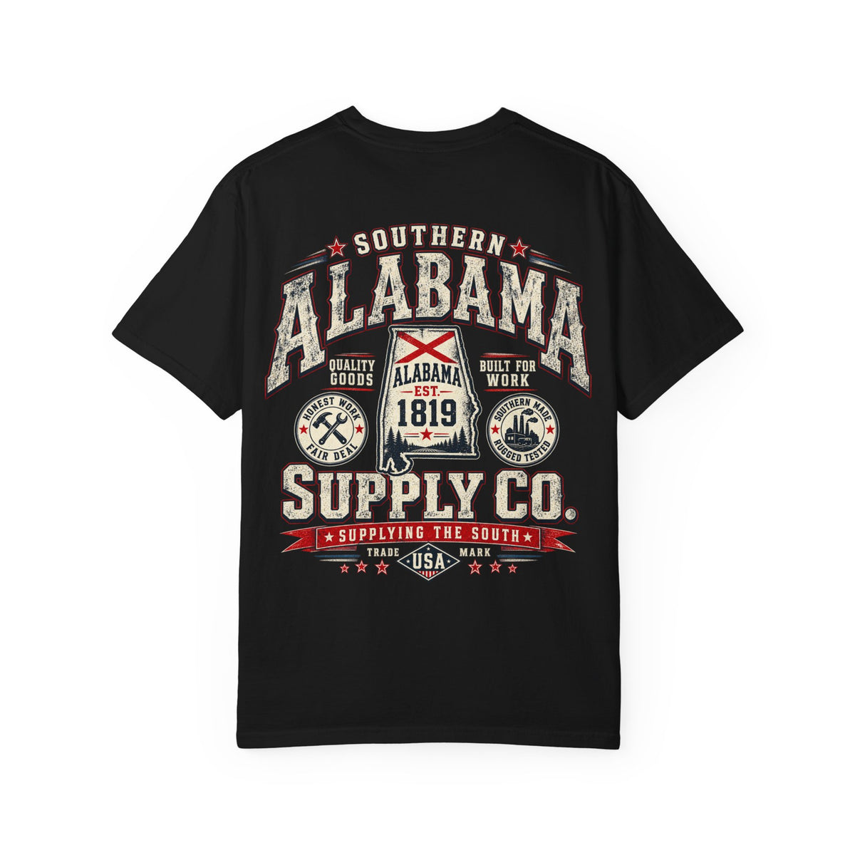 Southern Alabama Supply Unisex Comfort Color 1717 Streetwear Graphic Tee