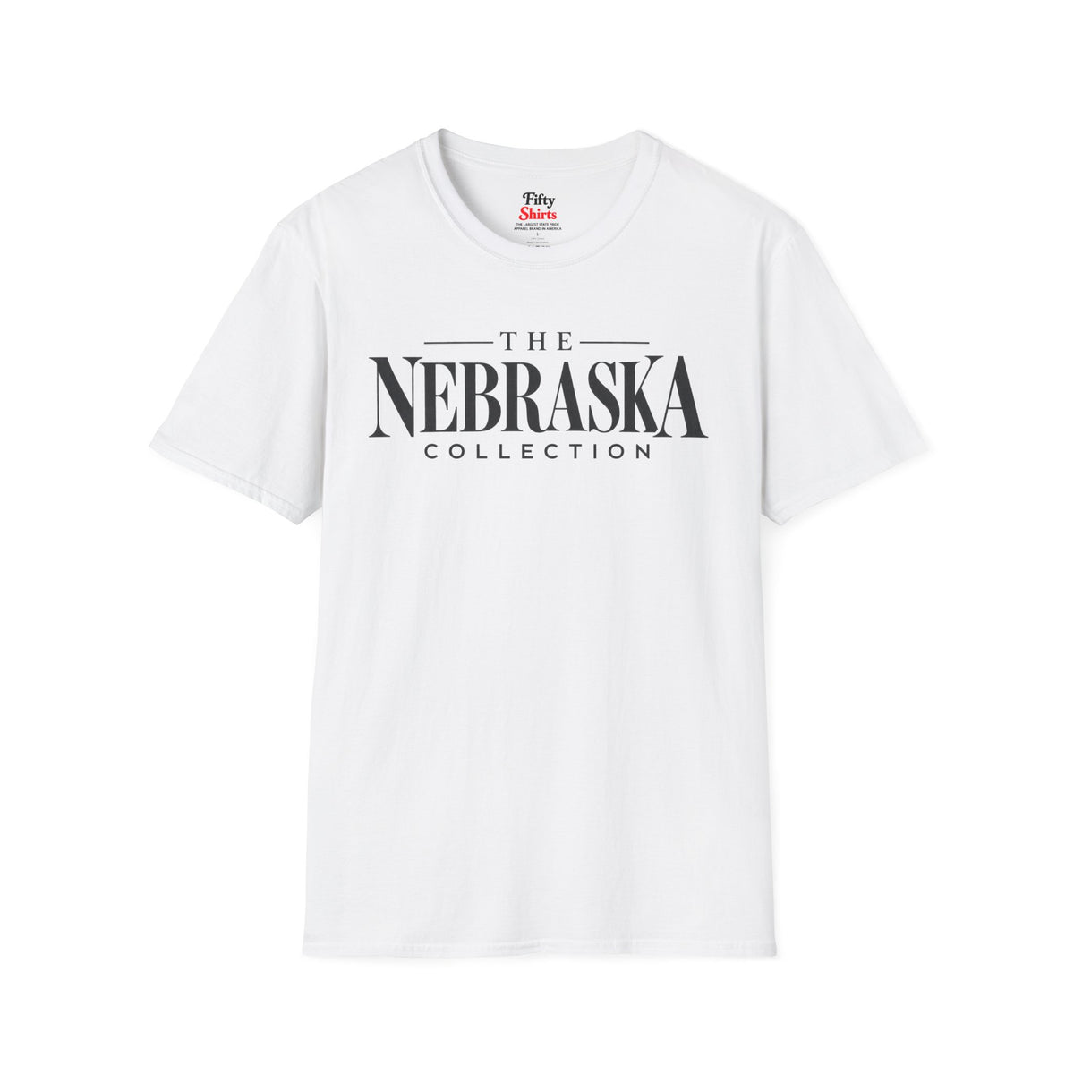 The Nebraska Collection Unisex Softstyle T Shirt State Name Graphic Tee