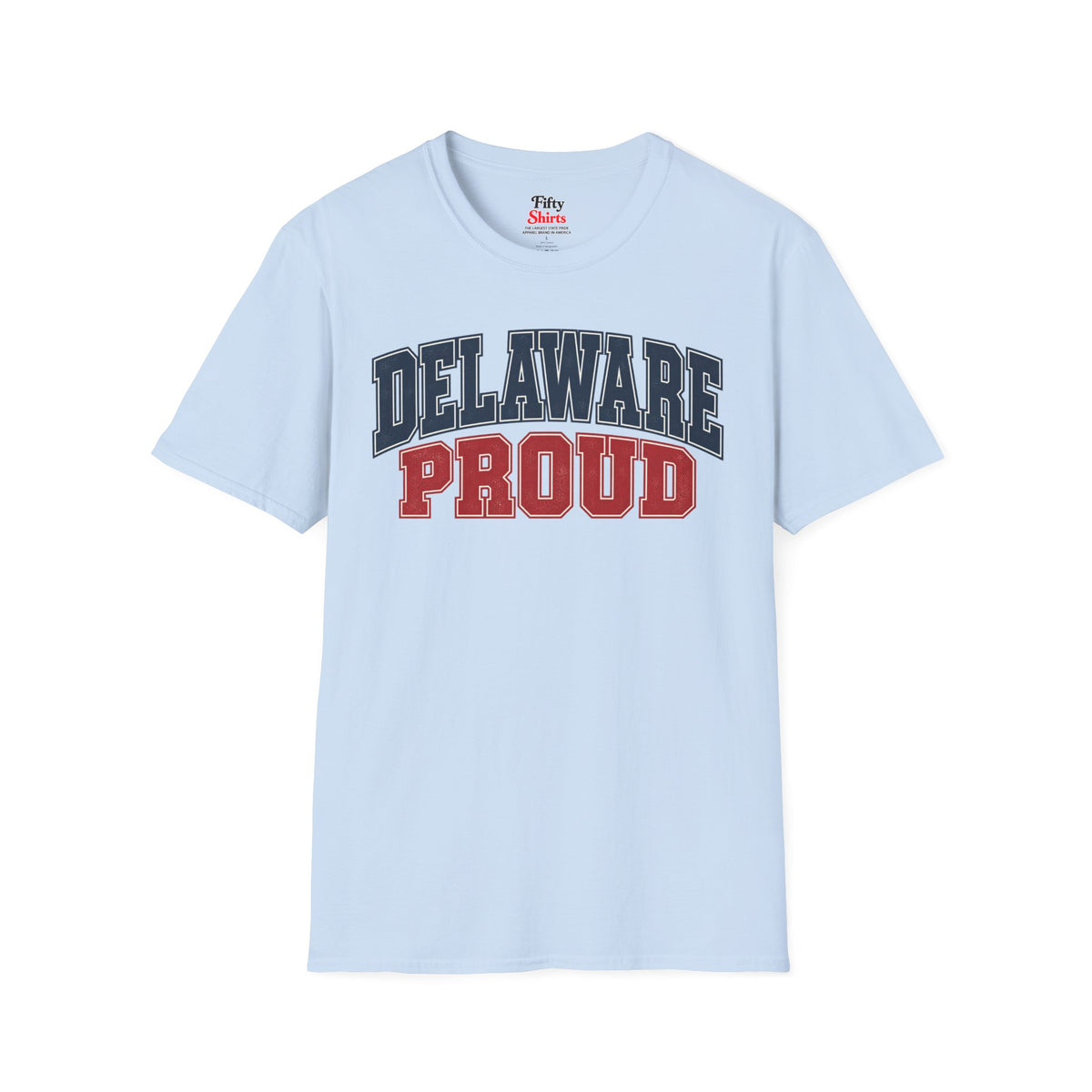 Delaware Proud Unisex Softstyle T Shirt State Name Graphic Tee