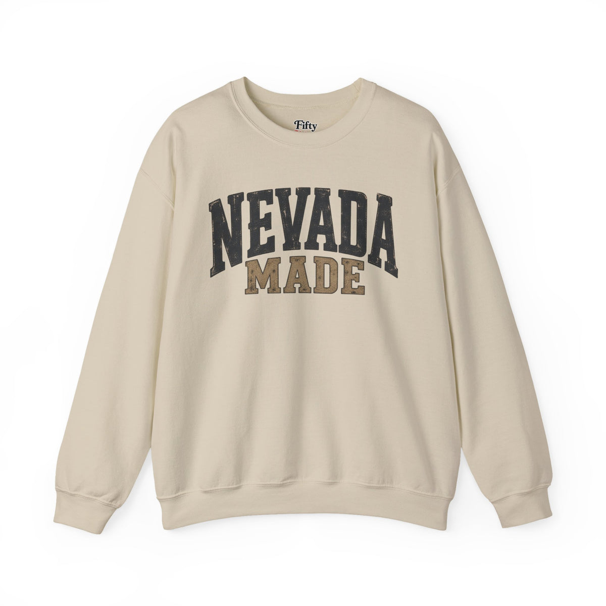 Nevada Made Unisex Crewneck Sweatshirt State Name Graphic