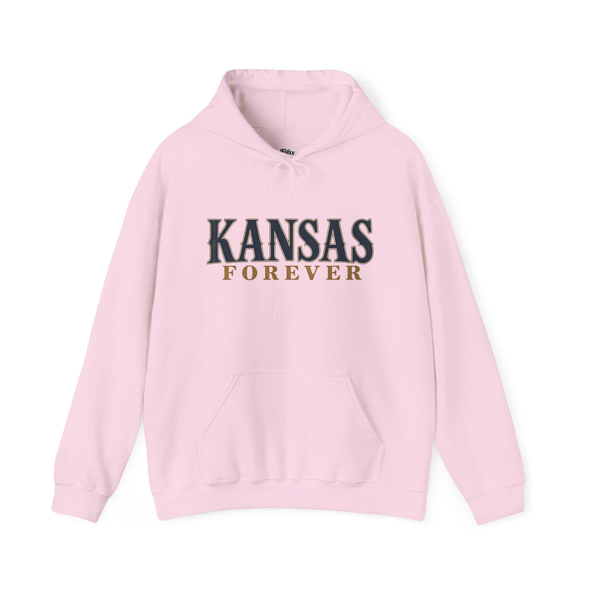 Kansas Forever Unisex Hoodie State Name Graphic