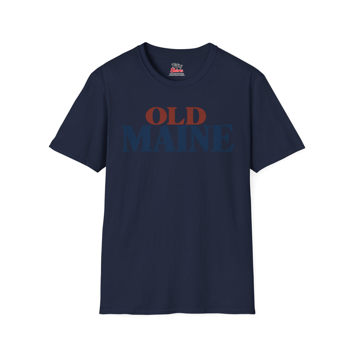 Old Maine Unisex Softstyle T Shirt State Name Graphic Tee